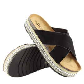 Mustat naisten mustat tossut CK15P musta 1