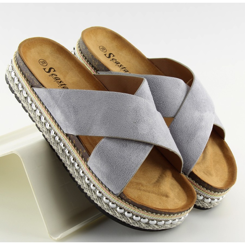 Harmaa Naisten harmaat tossut CK15P harmaa 2