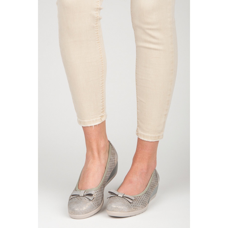 Vinceza Balerina jousella harmaa 1
