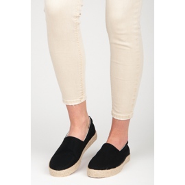 Kylie Mustat espadrillit 1