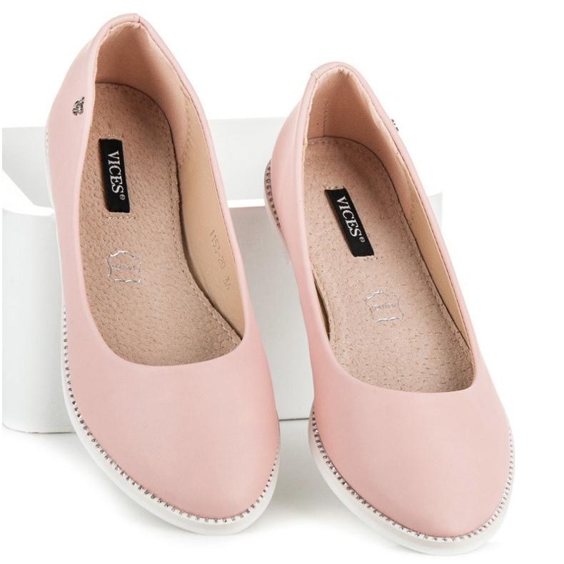 Vices Vaaleanpunaiset balerinat strassilla vaaleanpunainen 2
