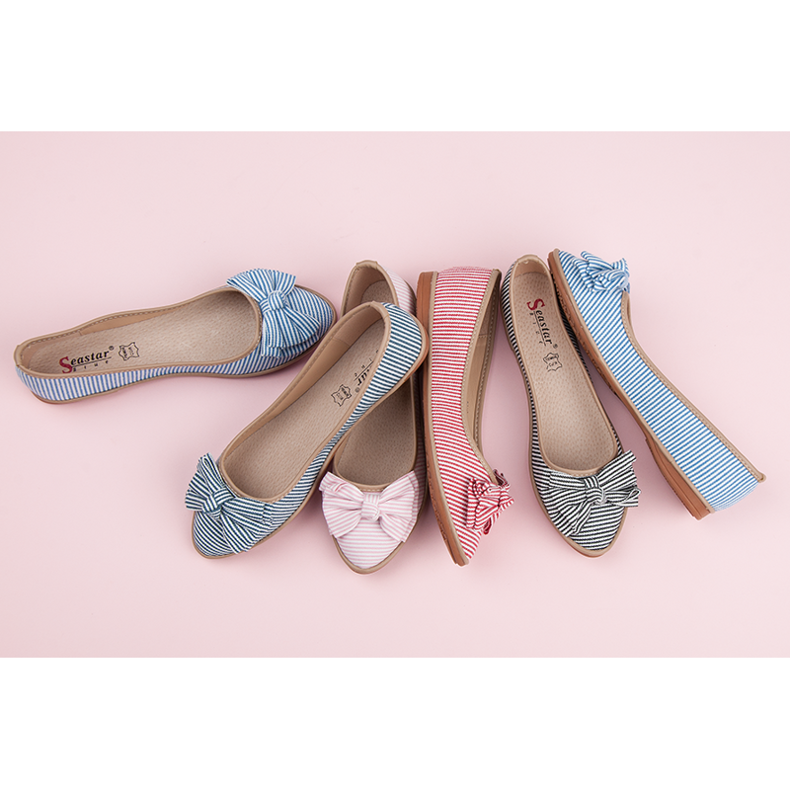 Seastar Ribbed Ballerina Rusetilla punainen 1