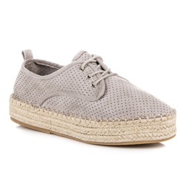 Seastar Avoimet espadrillit alustalla harmaa 1