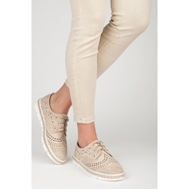 Kylie Harjakattoiset espadrillit beige 2