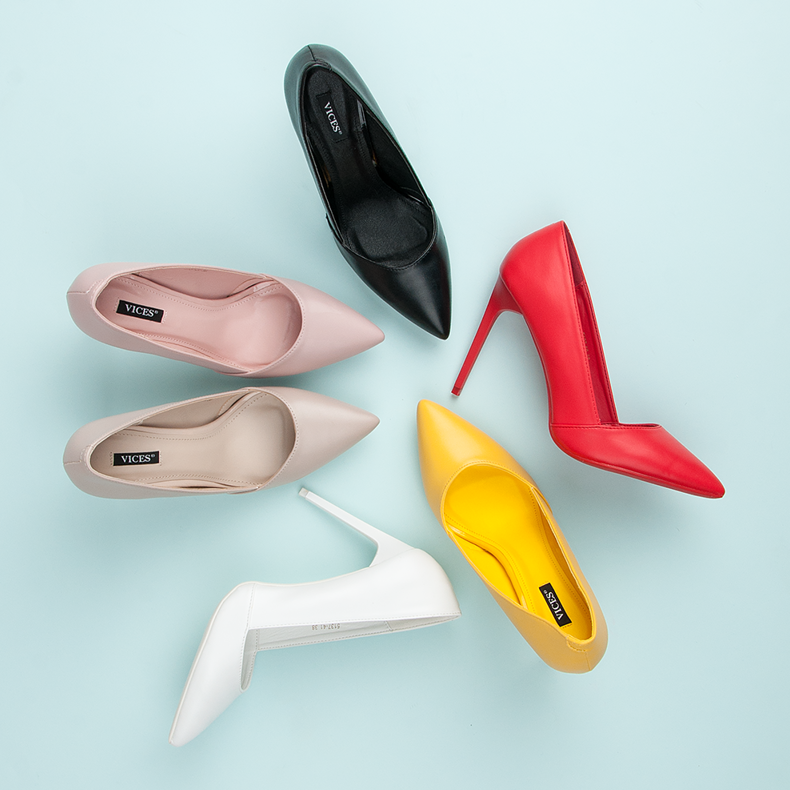 Vices Tyylikkäät korkokengät vaaleanpunainen 1