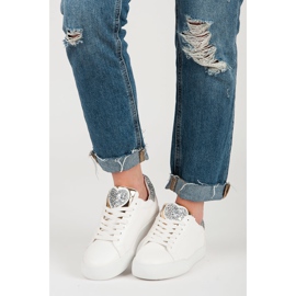 Vices Valkoiset makean sydänten lenkkarit valkoinen harmaa 2