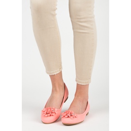 Vices Naisten balerinat kukilla vaaleanpunainen 2