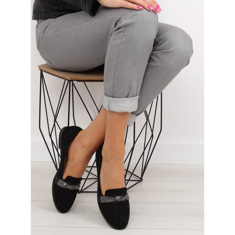 Musta Naisten mustat housut H8-110 Musta 2