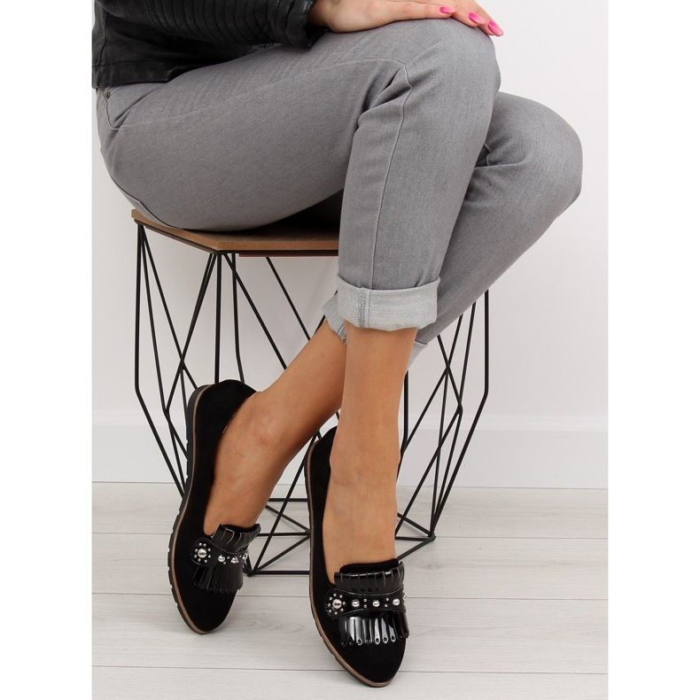 Musta Naisten mustat loaferit DM30P Musta 2