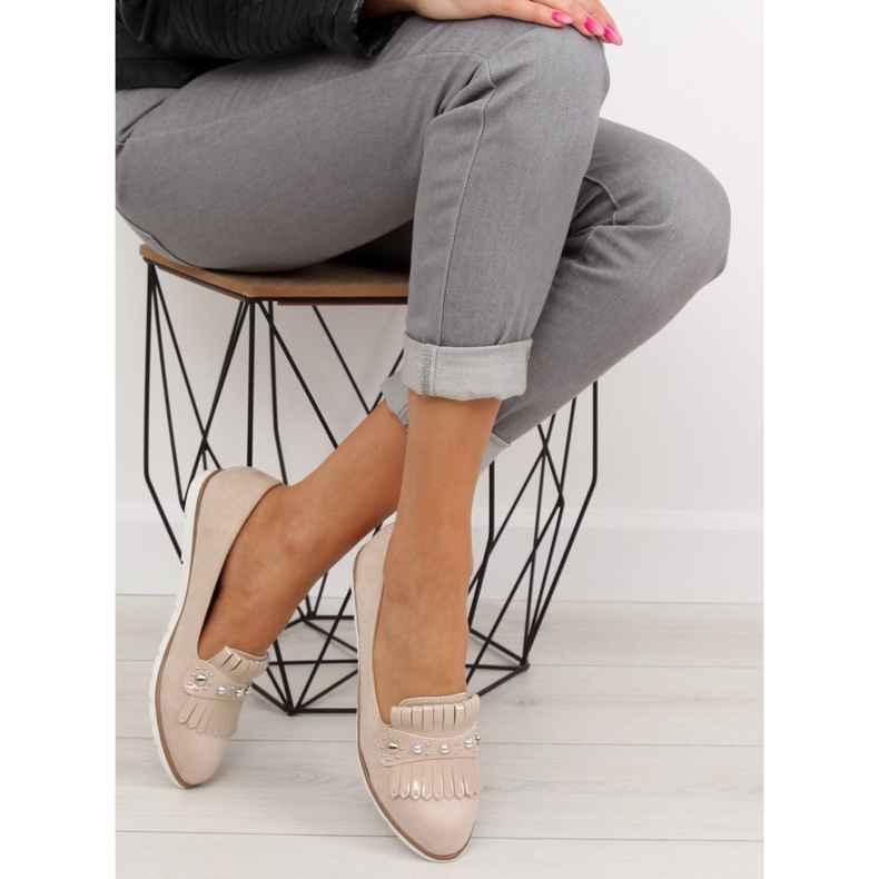 Naisten beige-loaferit DM30P Beige 2