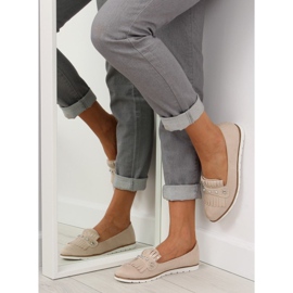 Naisten beige-loaferit DM30P Beige 1