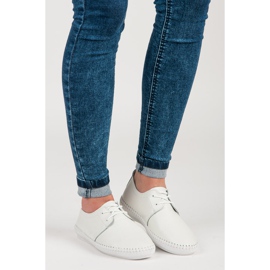 Vinceza Kevyet solmitut tennarit valkoinen 1