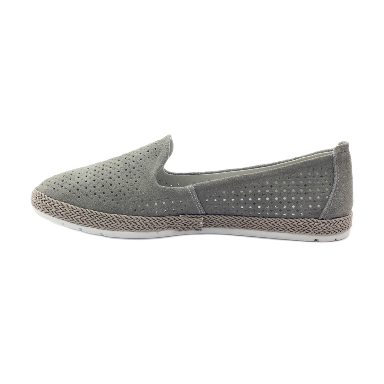 Filippo Grey Lords balerinat F 081 espadrillit harmaa 2