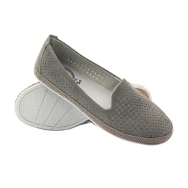 Filippo Grey Lords balerinat F 081 espadrillit harmaa 3