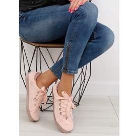 Vaaleanpunaiset naisten tennarit AK03P Pinkki vaaleanpunainen 2