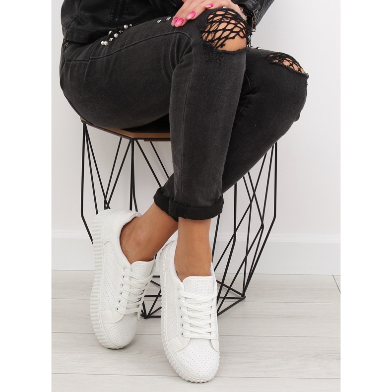 AX02 valkoiset creepersy lenkkarit valkoinen 1