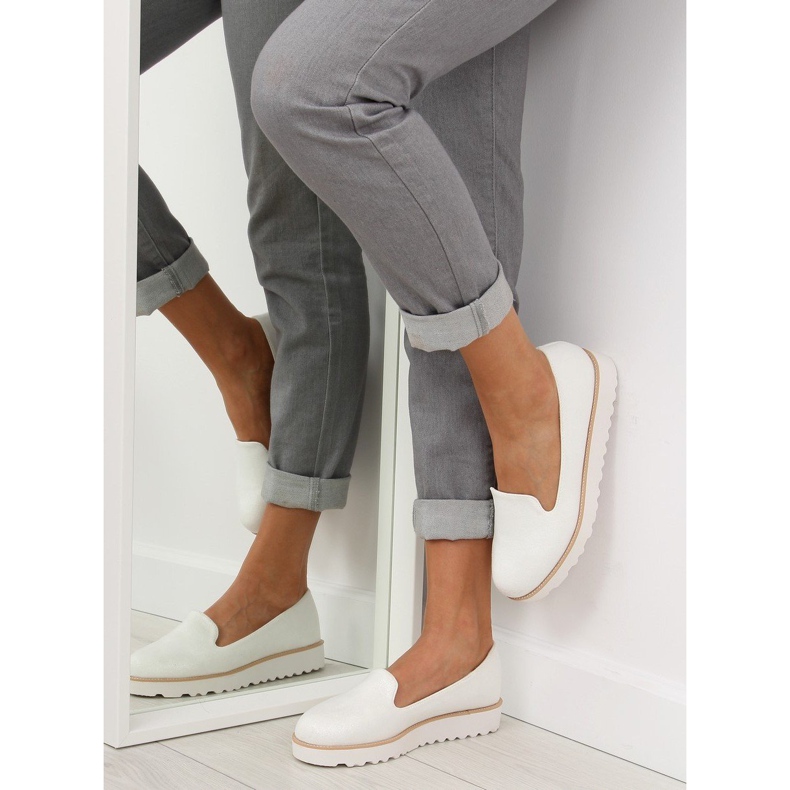 Valkoiset lordsy-loafers T309P Valkoiset valkoinen 1