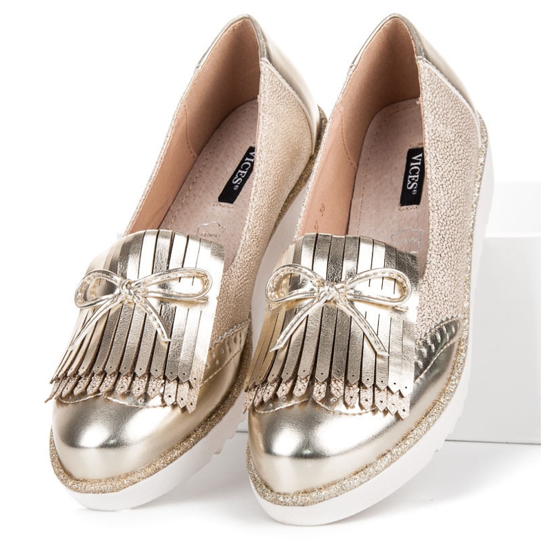 Mokasiinit vices-alustalla keltainen 1 Mokasiinit vices-alustalla keltainen 1