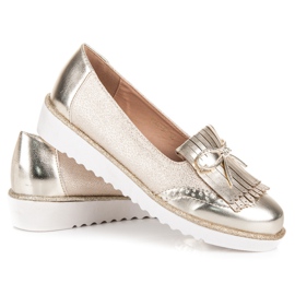 Mokasiinit vices-alustalla keltainen 2