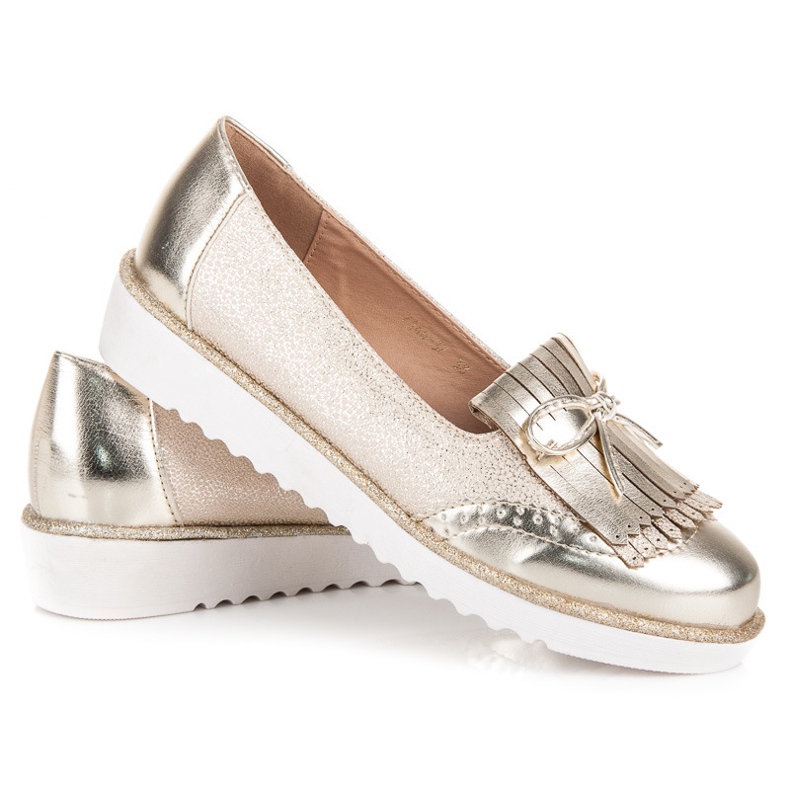 Mokasiinit vices-alustalla keltainen 2