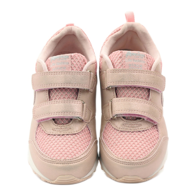 American Club Sports Velcro American 16211 pinkki vaaleanpunainen 4