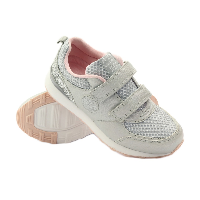 American Club Sport Velcro American 16211 hopea harmaa 3