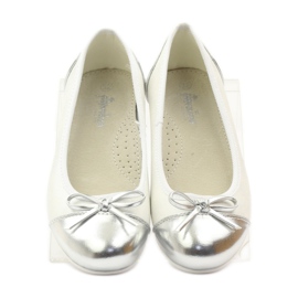 American Club Ballerinat pumppaavat amerikkalaisella jousella valkoinen 4