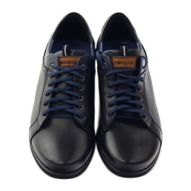 Nikopol 1655 miesten urheilukengät musta ruskea 4