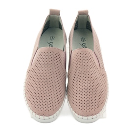 Nahka Slipony Filippo 063 vaaleanpunainen 4