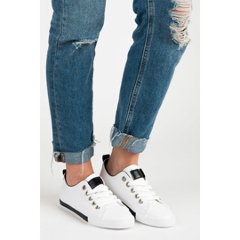 Nauhalliset lenkkarit valkoinen 1