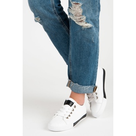 Nauhalliset lenkkarit valkoinen 2