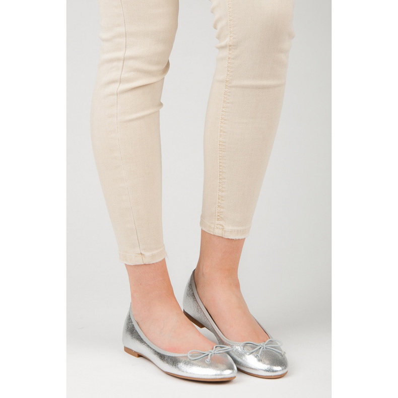 Seastar Hopeiset balerinat harmaa 1