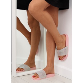 Kumitossut kuutiozirkonia pinkillä S20 pinkillä vaaleanpunainen 1