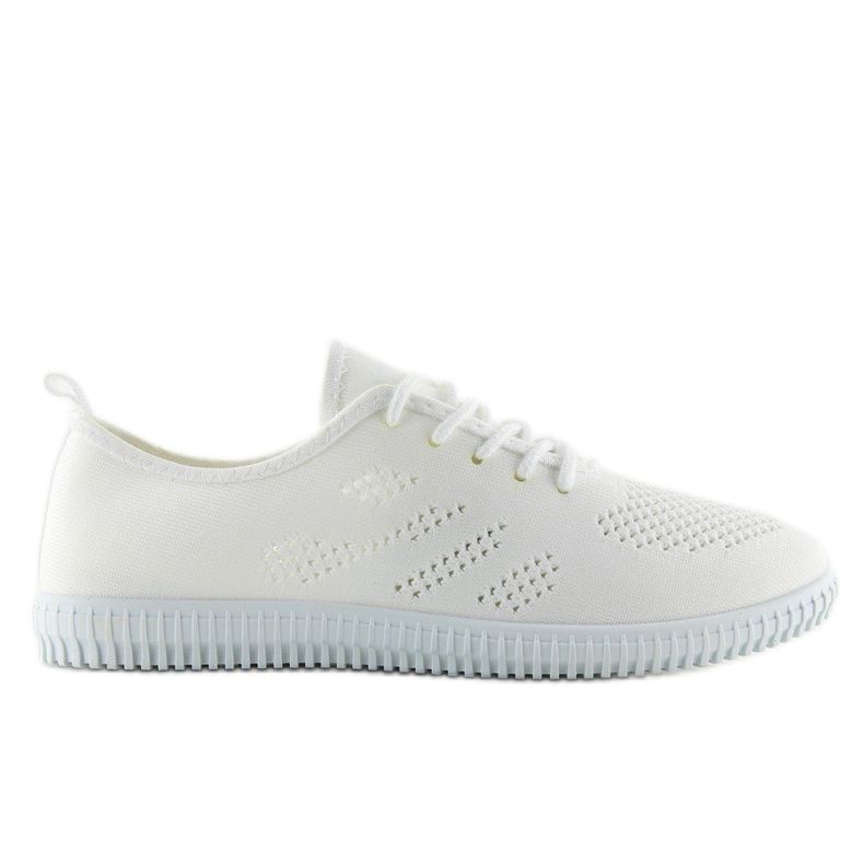 Naisten valkoiset tennarit LA10P valkoiset valkoinen 2