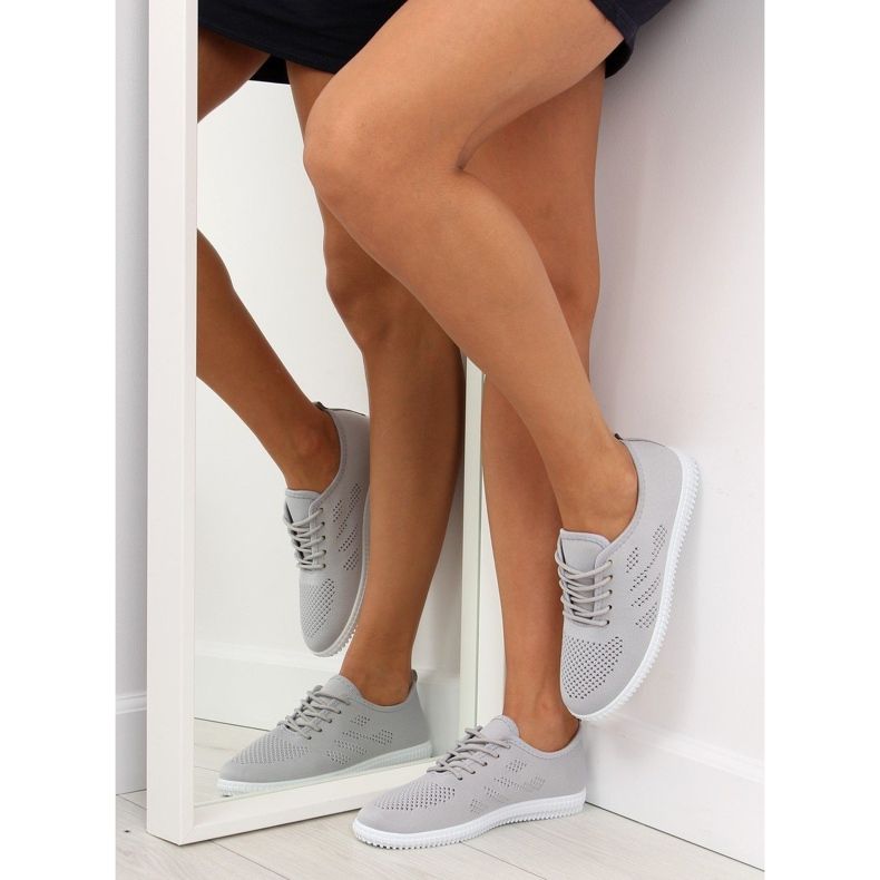 Harmaa Naisten harmaat tennarit LA10P Harmaa 1