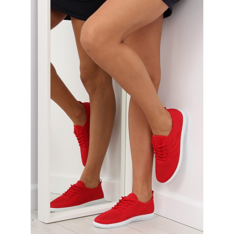 Punainen Naisten punaiset tennarit LA10P Punainen 1