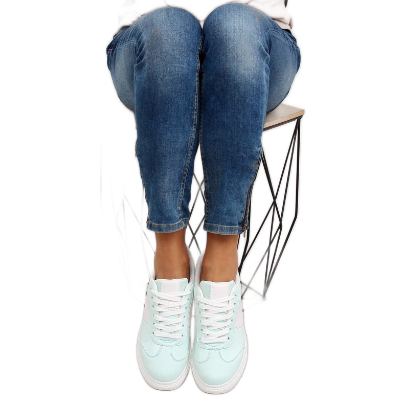 Pastellimintunvihreät naisten tennarit 1