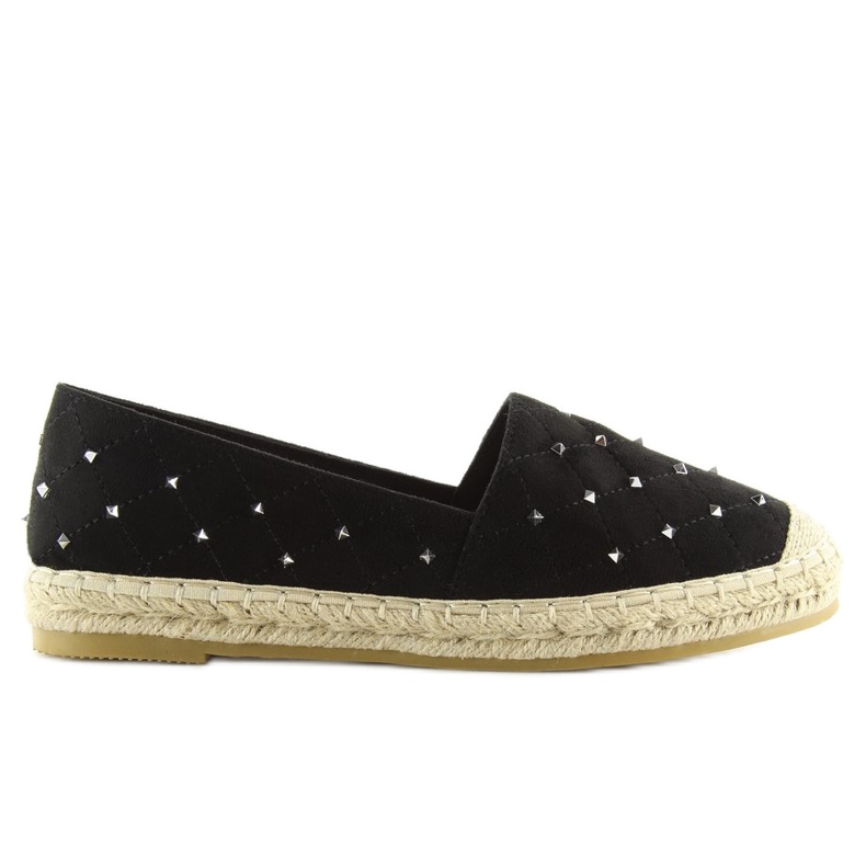 Mustat Espadrillit nastoilla 5481 musta 2