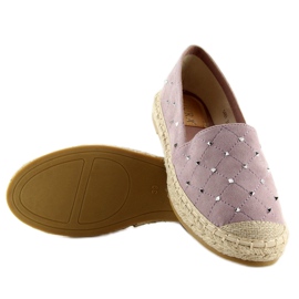 Espadrillit violetilla 5481 Purple nastoilla violetti 1