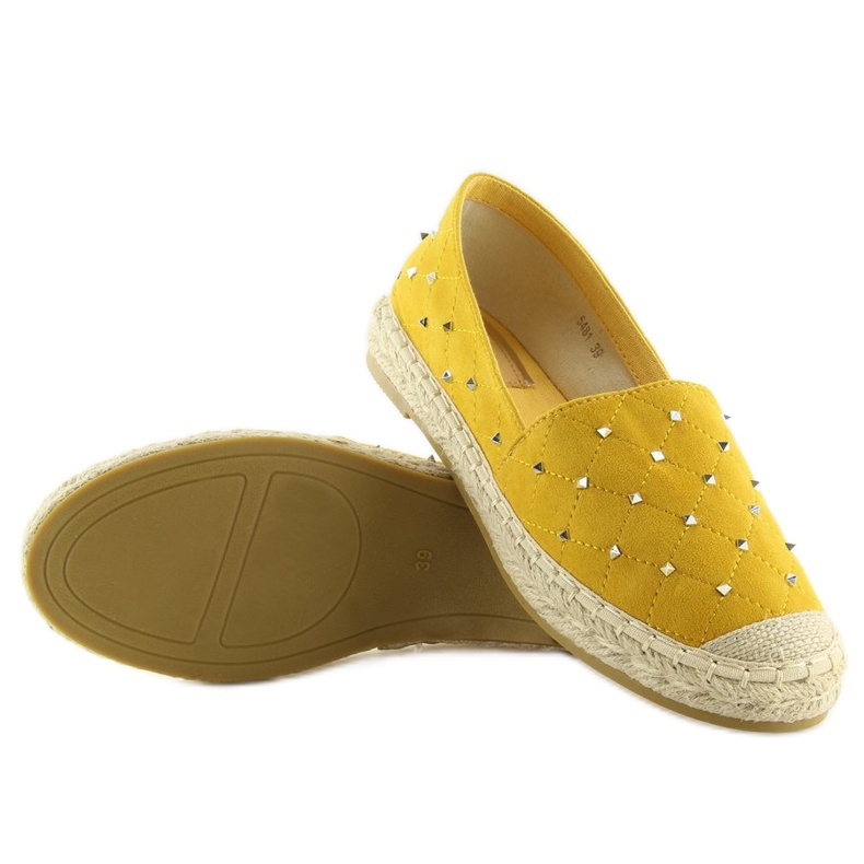 Keltaiset Espadrillit nastoilla keltainen 5481 Keltainen 1