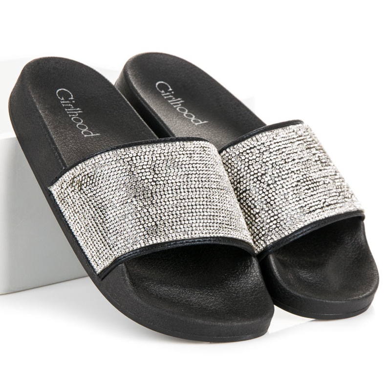 Girlhood Mustat tossut kristalleilla 1