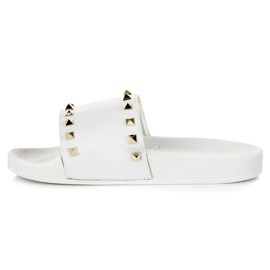 Valkoiset tossut strassit valkoinen 1