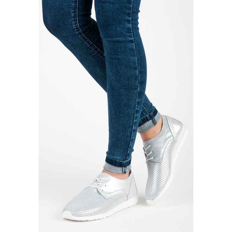 Sidotut VINCEZA-kengät harmaa 2