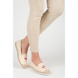 Bestelle Espadrillit flamingon kanssa ruskea 2