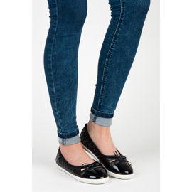 Tikatut balerinat musta 1