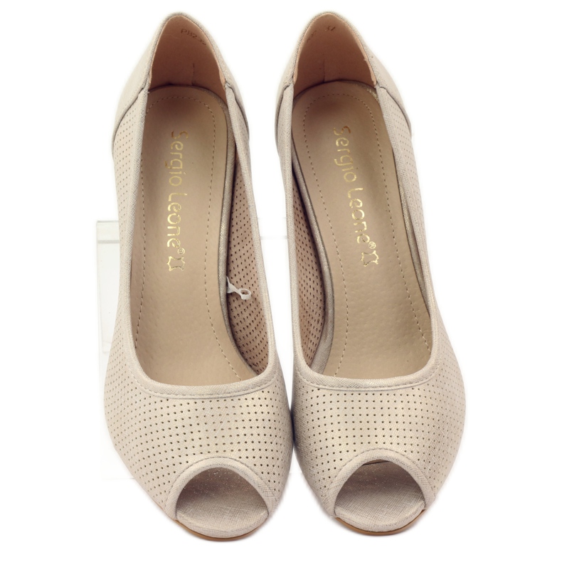 Pumput rei'itetyt Sergio Leone 232 ruskea keltainen 4