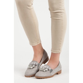 Bestelle Slip-on kengät koristeella harmaa 1