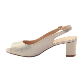 Sandaalit Sergio Leone 810 pylväässä keltainen ruskea 2