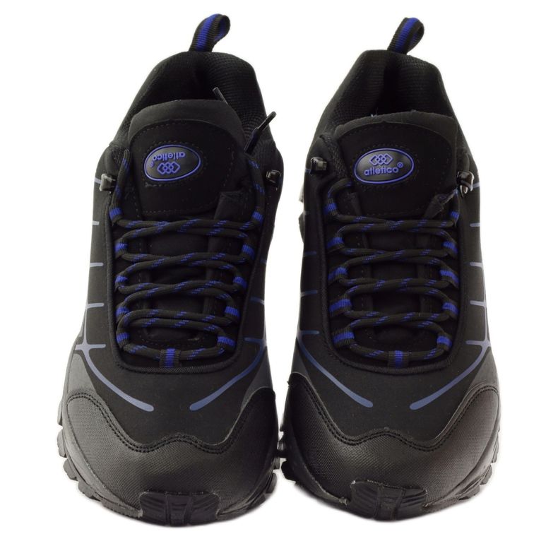 Atletico vaellus urheilu softshell musta sininen harmaa 4