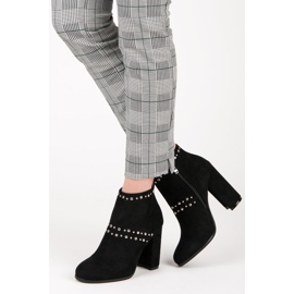 Seastar M275-tolppassa mokkanahkaiset nilkkurit musta 2